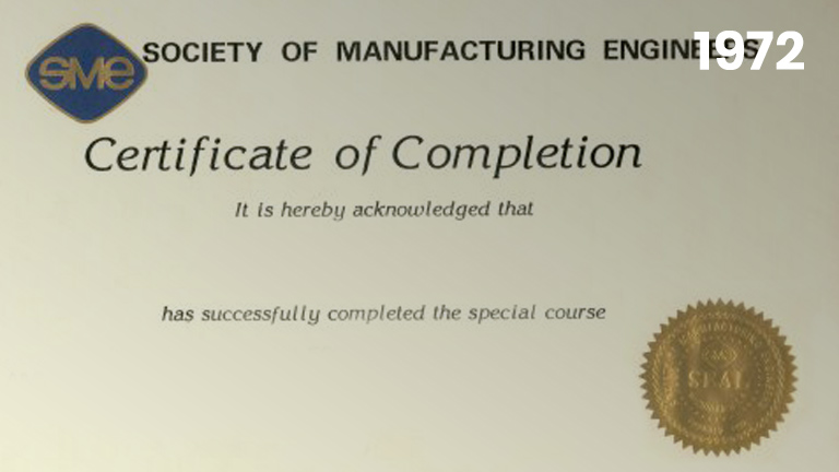 SME Launches New Certification Program