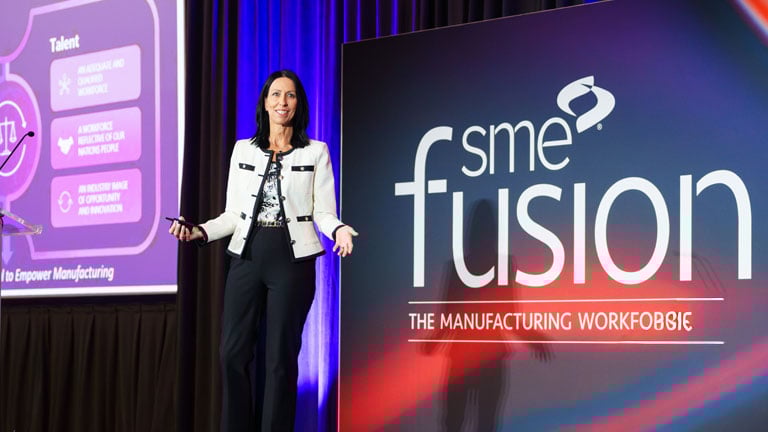 Jeannine Kunz speaks at SME FUSION