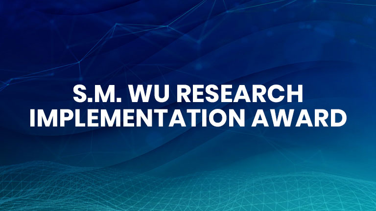 S.M. Wu Research Implementation Award