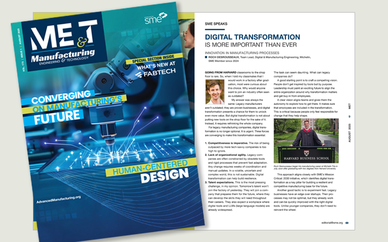 Subscribe to Manufacturing Engineering & Technology Magazine